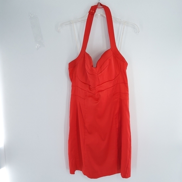 WISHES WISHES WISHES PLUS SIZE HALTER DRESS 15/16 - Picture 1 of 7